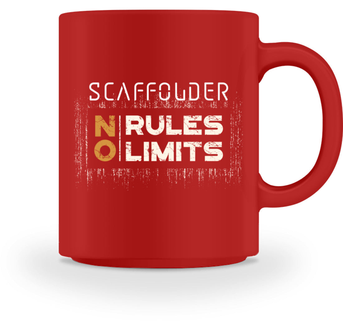 Scaffolder NO RULES NO LIMITS - Tasse €18.95 Gerüstbauer - Shop >>