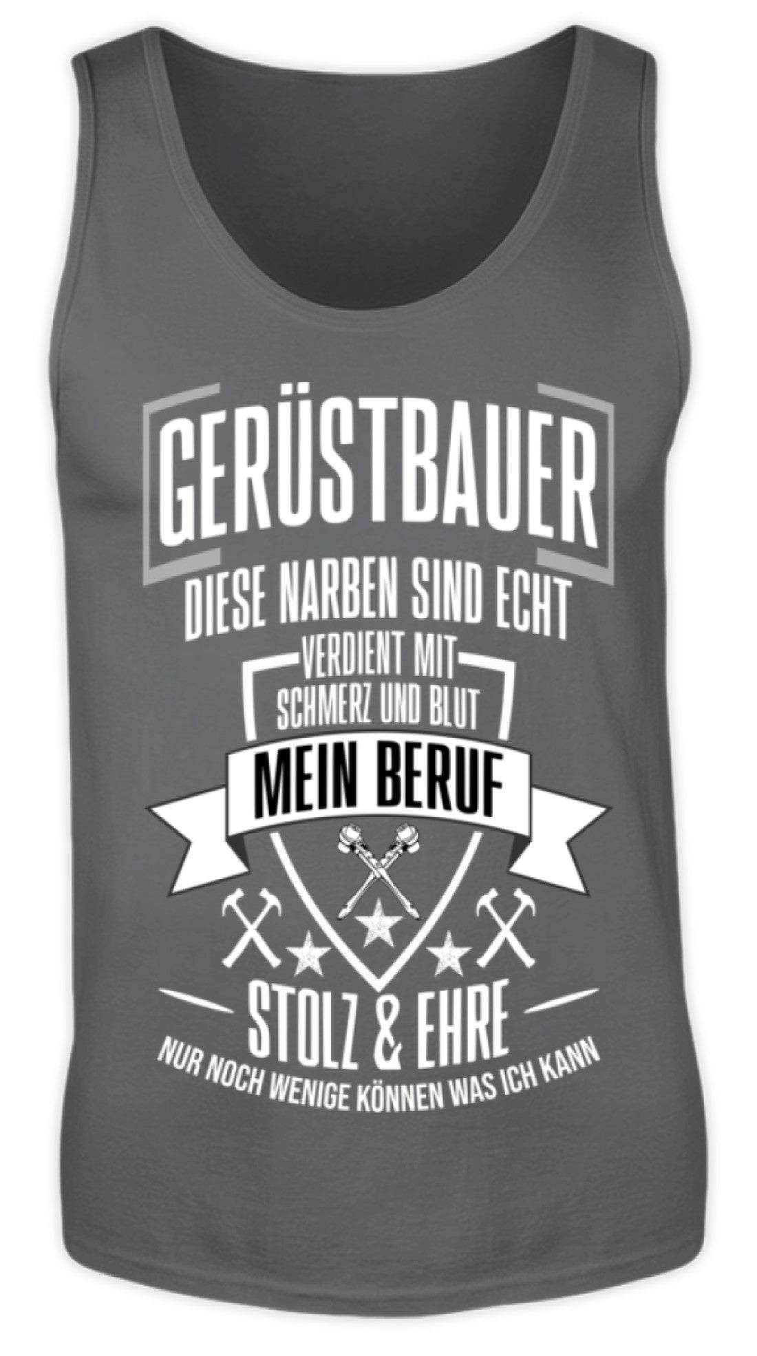 Gerüstbauer / MEIN BERUF - Herren Tanktop €19.95 Gerüstbauer - Shop >>