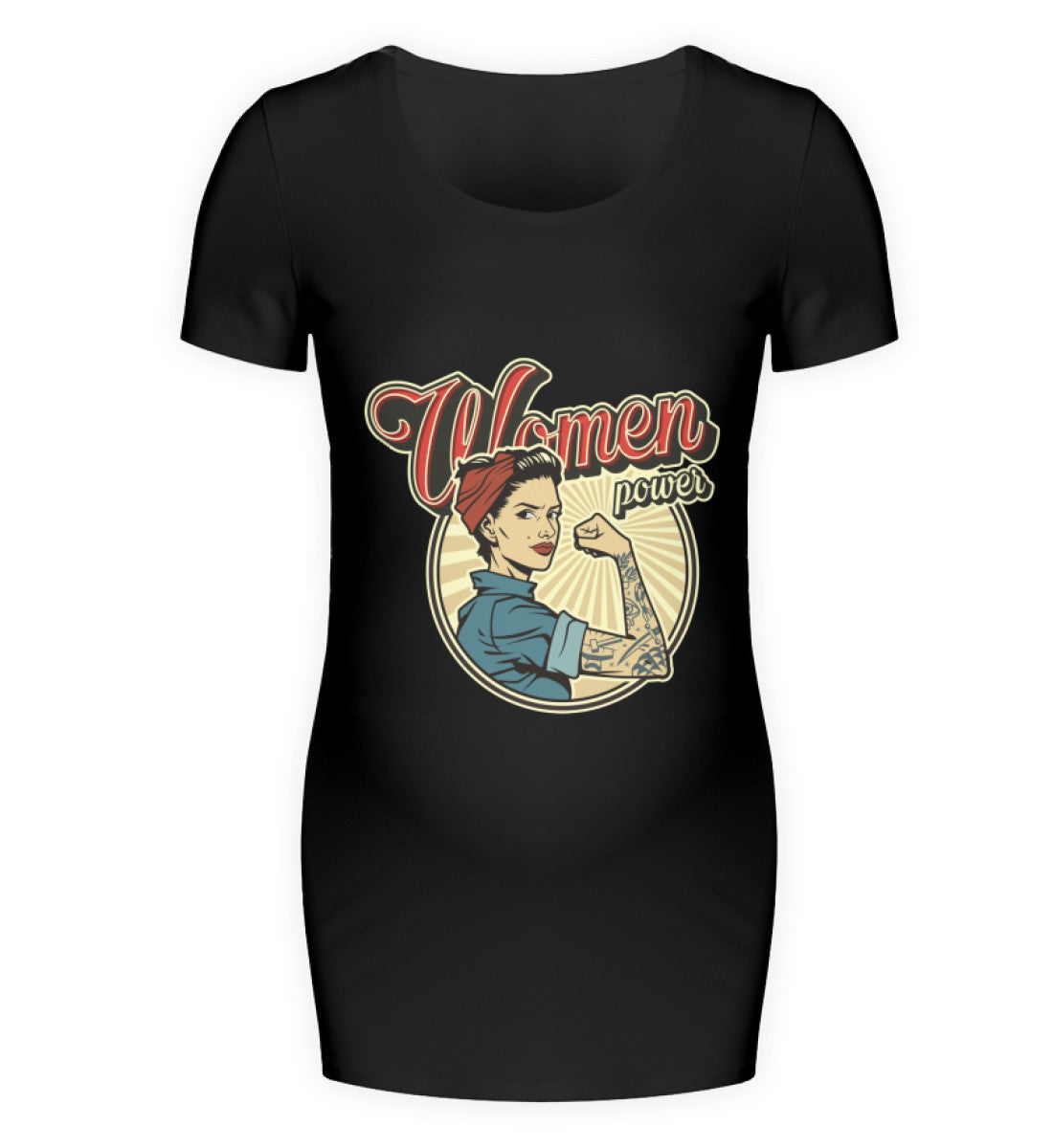 Women Power  - Schwangerschafts Shirt €29.95 Gerüstbauer - Shop >>
