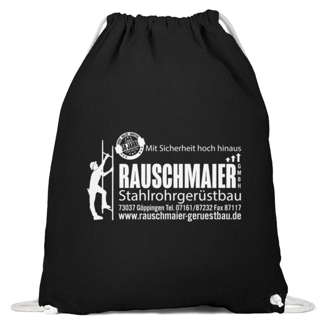 Gerüstbau Rauschmaier - Baumwoll Gymsac €18.95 Gerüstbauer - Shop >>