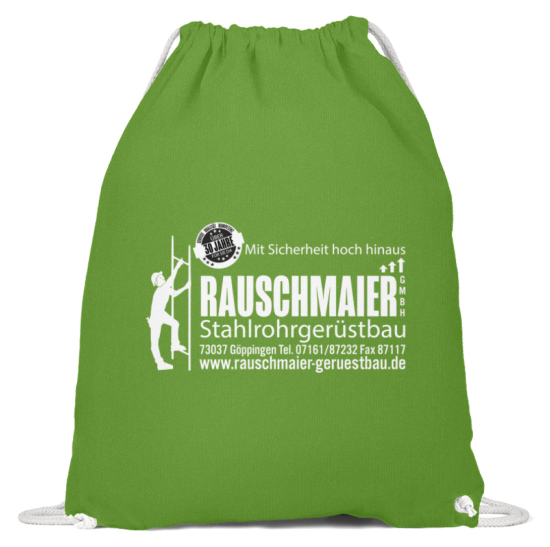 Gerüstbau Rauschmaier - Baumwoll Gymsac €18.95 Gerüstbauer - Shop >>