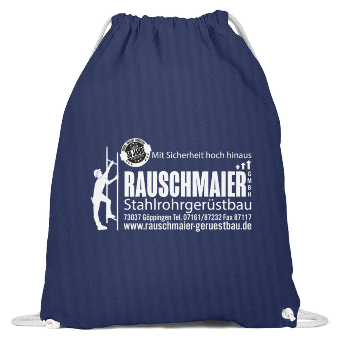 Gerüstbau Rauschmaier - Baumwoll Gymsac €18.95 Gerüstbauer - Shop >>