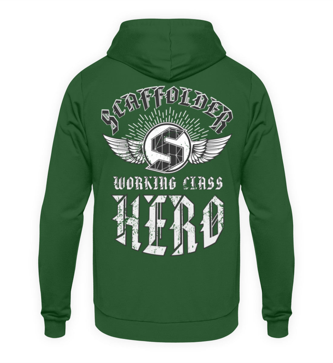 Working Class Hero - Unisex Kapuzenpullover Hoodie €44.95 Gerüstbauer - Shop >>