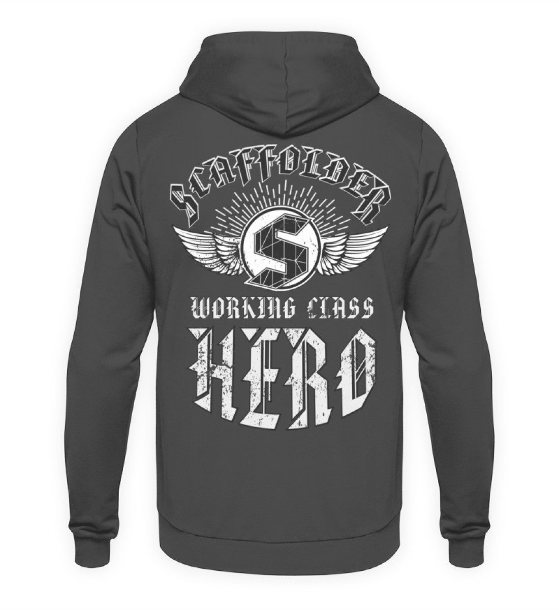 Working Class Hero - Unisex Kapuzenpullover Hoodie €44.95 Gerüstbauer - Shop >>