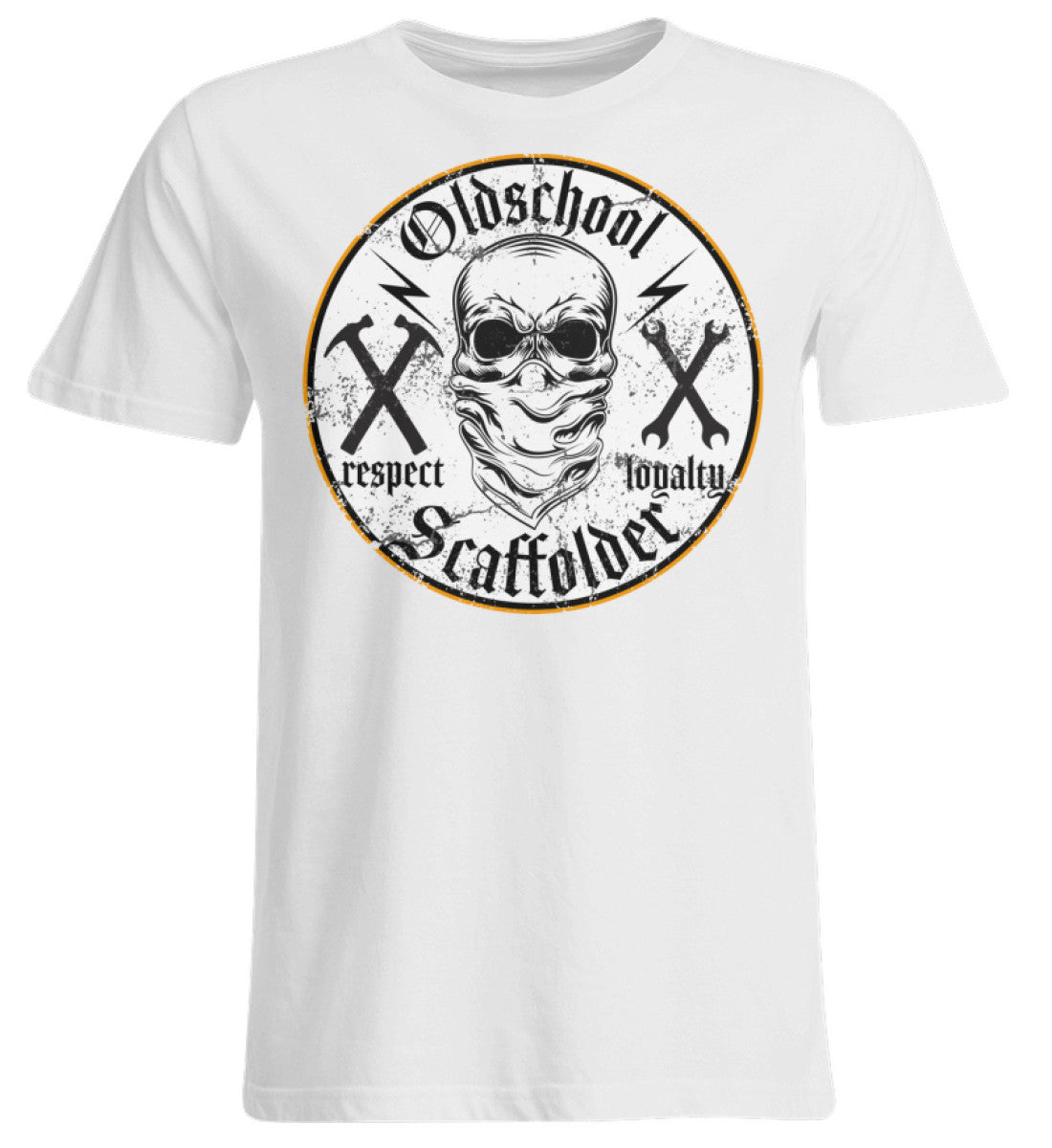 Oldschool Scaffolder - Übergrößenshirt €26.95 Gerüstbauer - Shop >>