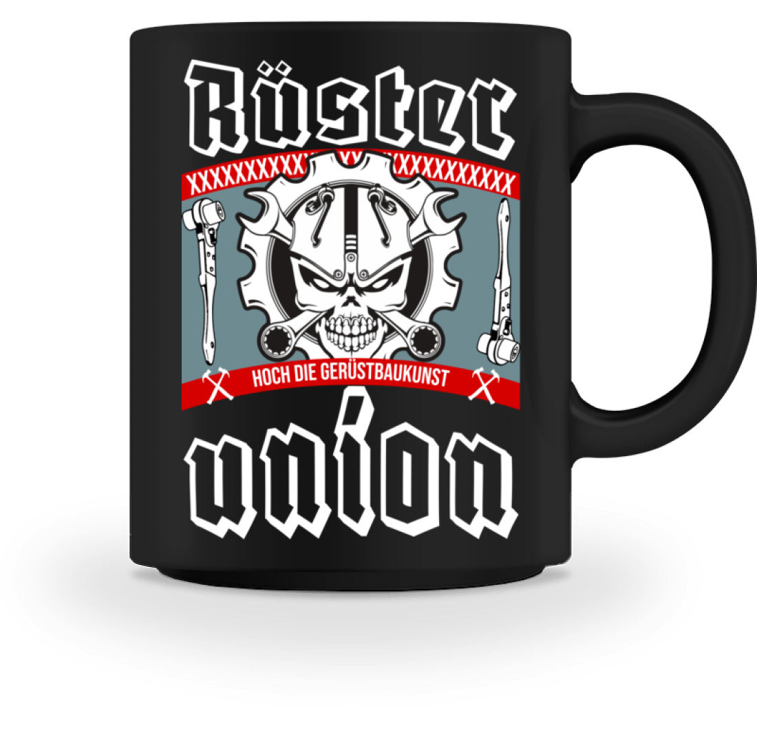 Gerüstbautasse / Ruester Union - Tasse €18.95 Gerüstbauer - Shop >>
