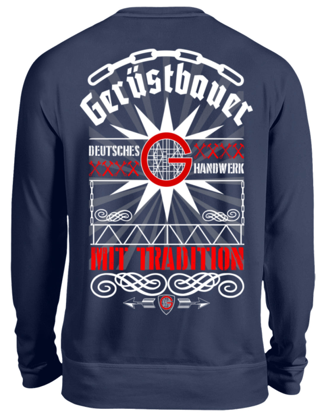 Gerüstbauer Handwerk mit Tradition  - Unisex Pullover €32.95 Gerüstbauer - Shop >>