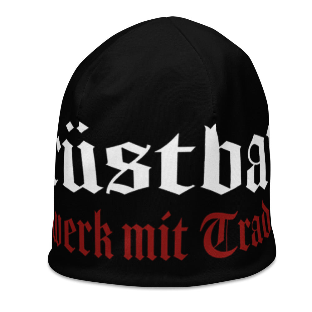 Gerüstbauer Beanie mit Allover-Druck