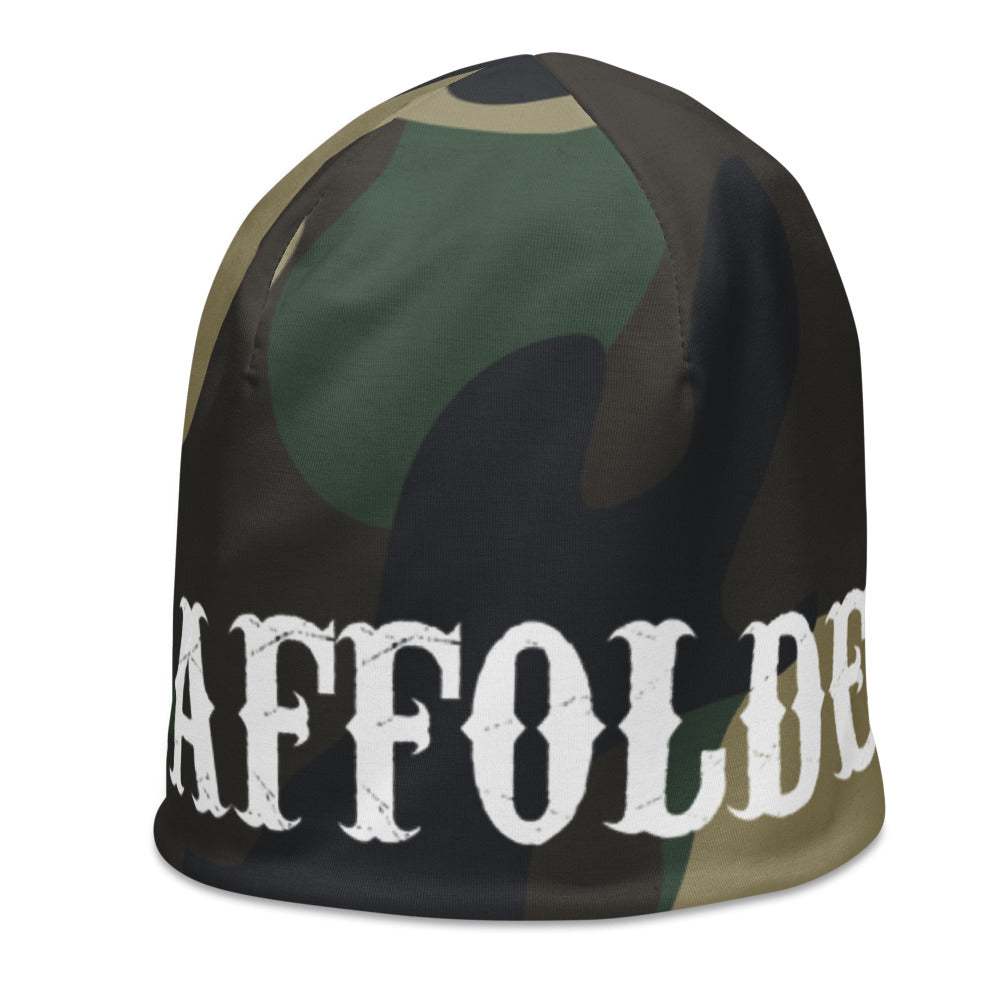 Gerüstbauer Beanie mit Allover-Druck