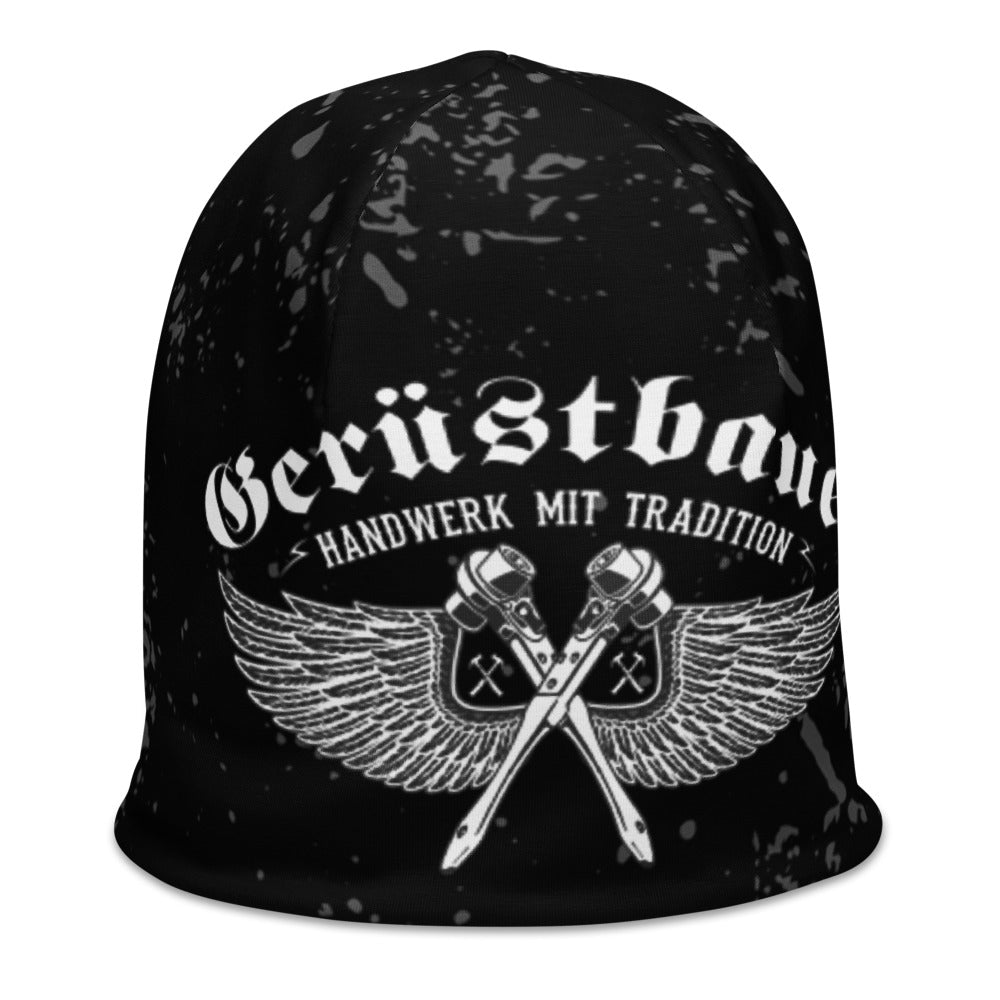 Gerüstbauer Beanie mit Allover-Druck