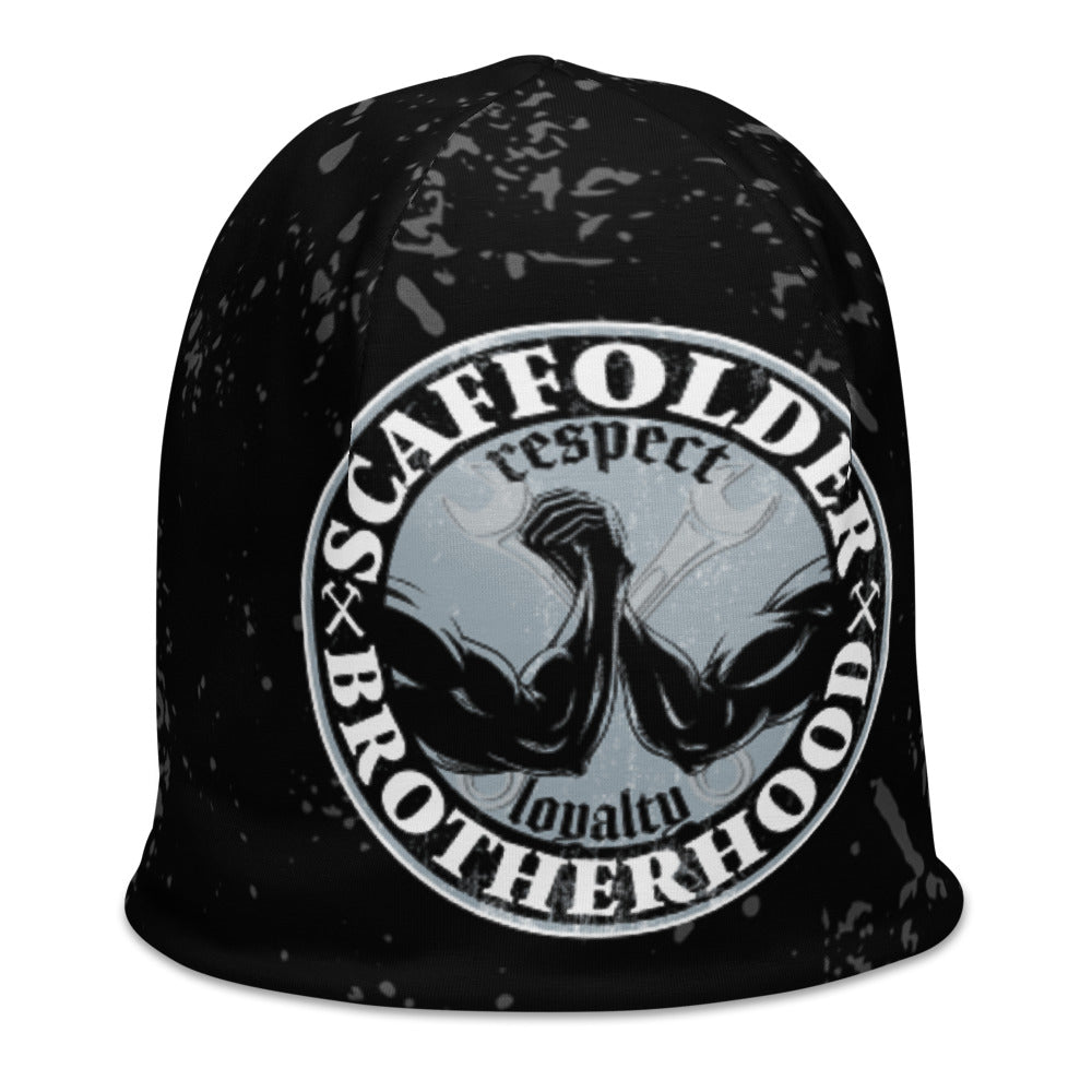 Gerüstbauer Beanie mit Allover-Druck