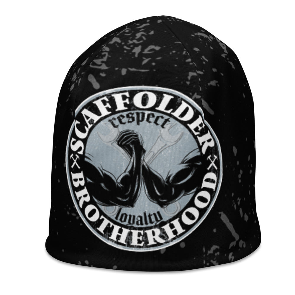 Gerüstbauer Beanie mit Allover-Druck