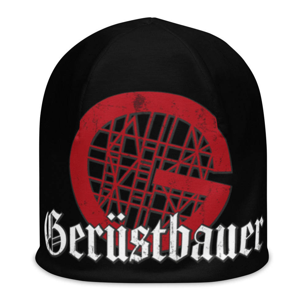 Gerüstbauer Beanie mit Allover-Druck