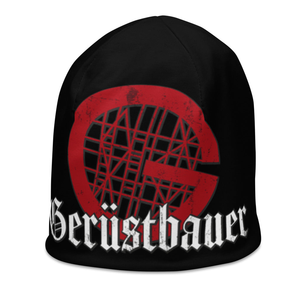 Gerüstbauer Beanie mit Allover-Druck