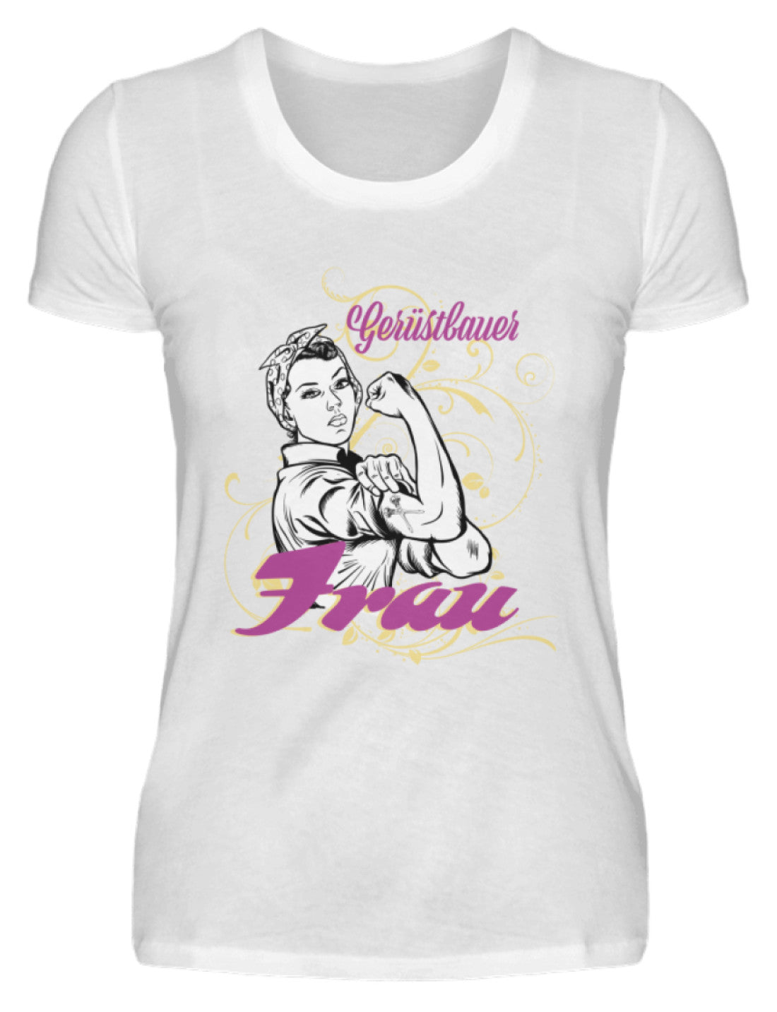 Gerüstbauer / Frau  - Damenshirt €22.95 Gerüstbauer - Shop >>