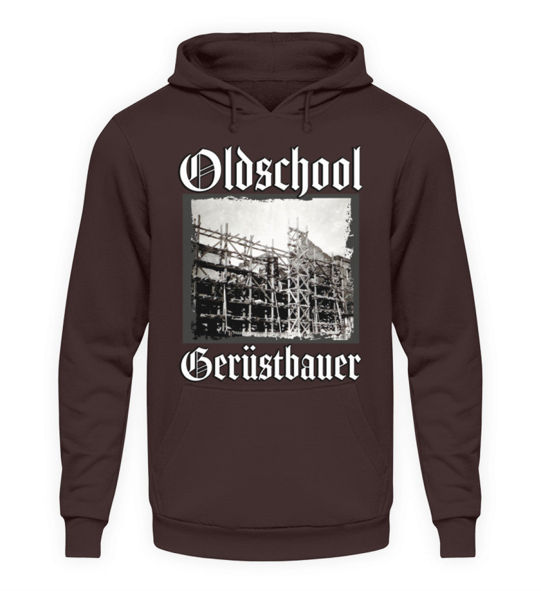 Oldschool Gerüstbauer Dirk - Unisex Kapuzenpullover Hoodie €44.95 Gerüstbauer - Shop >>