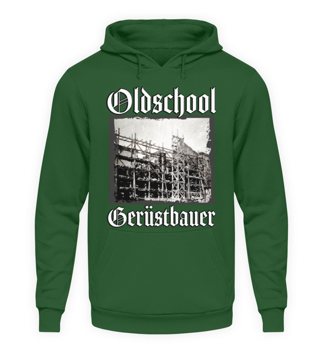 Oldschool Gerüstbauer Dirk - Unisex Kapuzenpullover Hoodie €44.95 Gerüstbauer - Shop >>