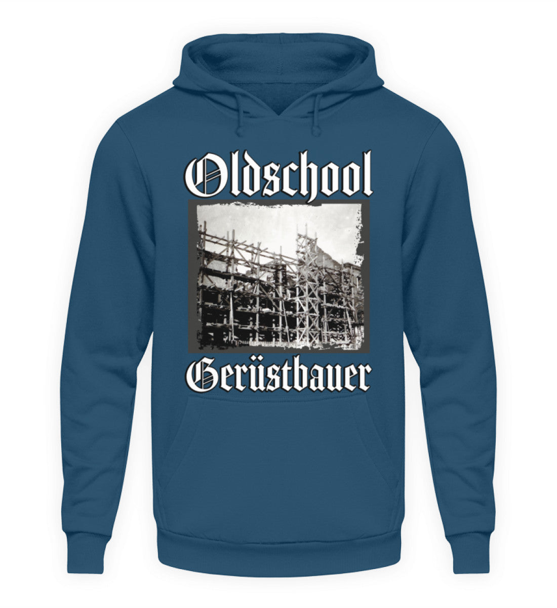 Oldschool Gerüstbauer Dirk - Unisex Kapuzenpullover Hoodie €44.95 Gerüstbauer - Shop >>