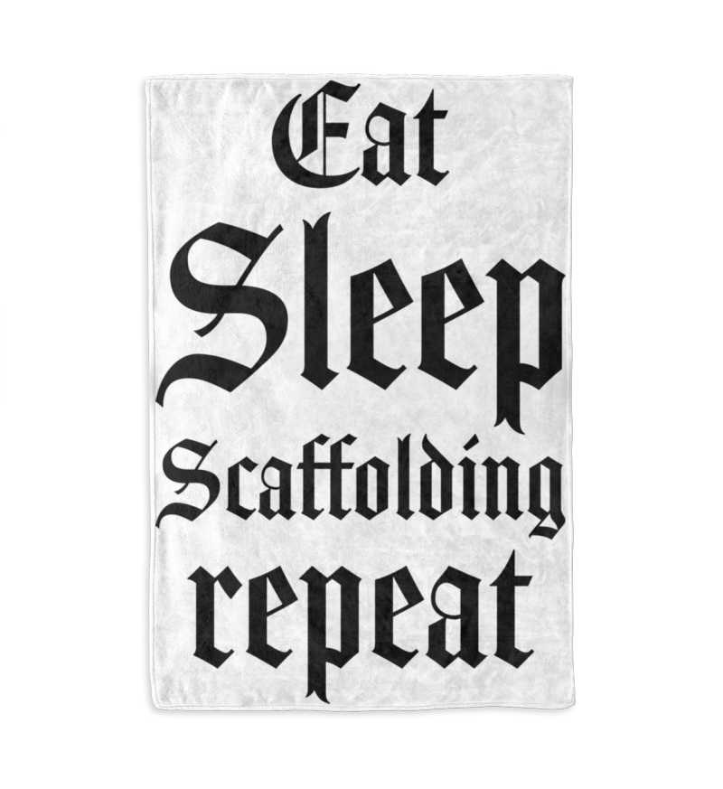 Gerüstbauer - Premium Flanell-Fleece Decke €69.95 Gerüstbauer - Shop >>