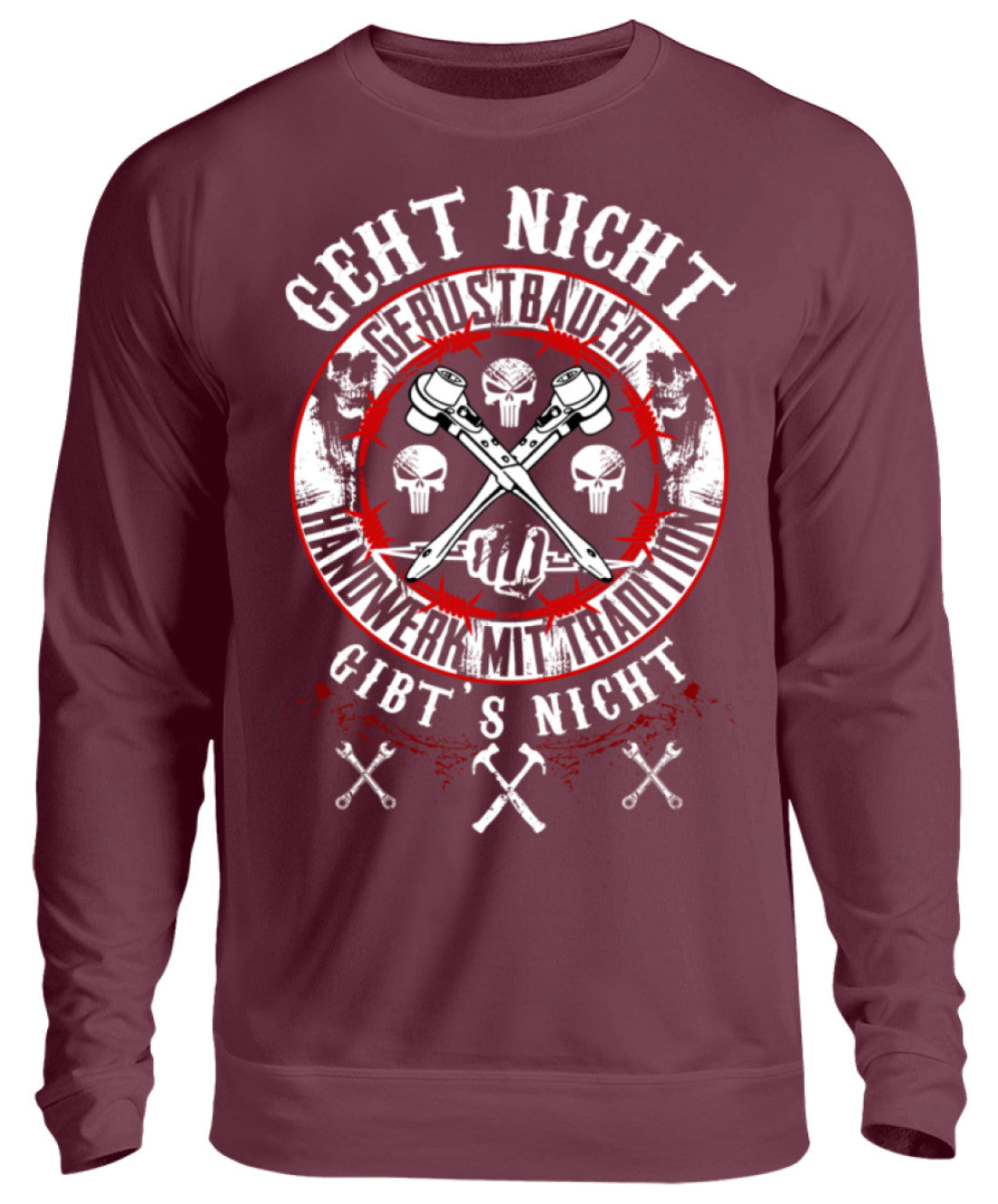 Gerüstbauer / GEHT NICHT GIBT´S NICHT - Unisex Pullover €32.95 Gerüstbauer - Shop >>