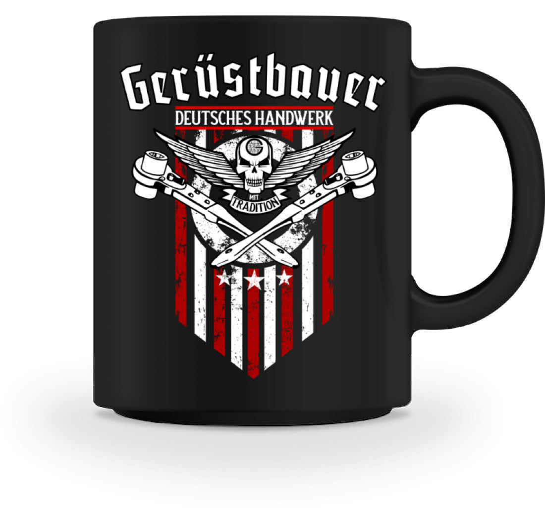 Gerüstbautasse / Deutsches Handwerk - Tasse €18.95 Gerüstbauer - Shop >>