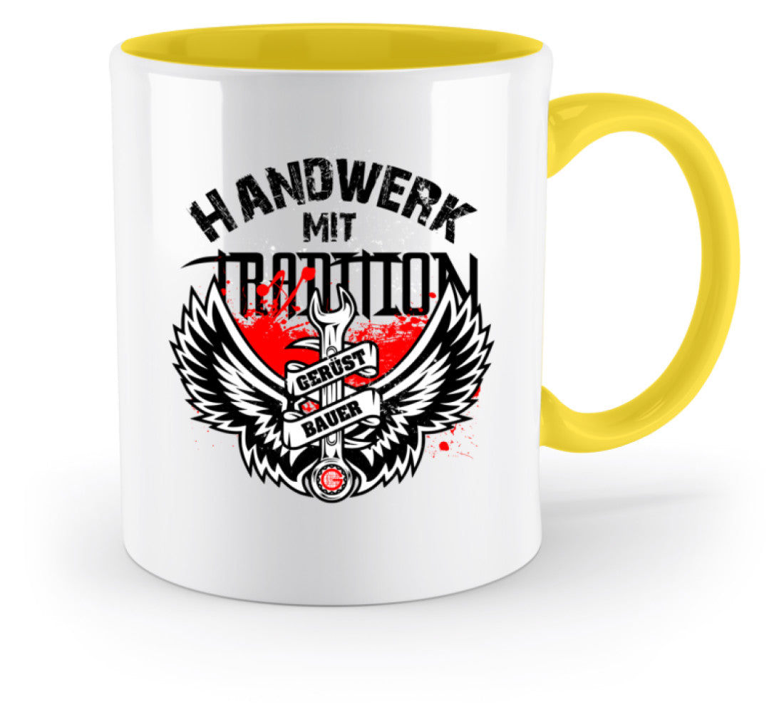 Handwerk mit Tradition Gerüstbauer - Zweifarbige Tasse €18.95 Gerüstbauer - Shop >>