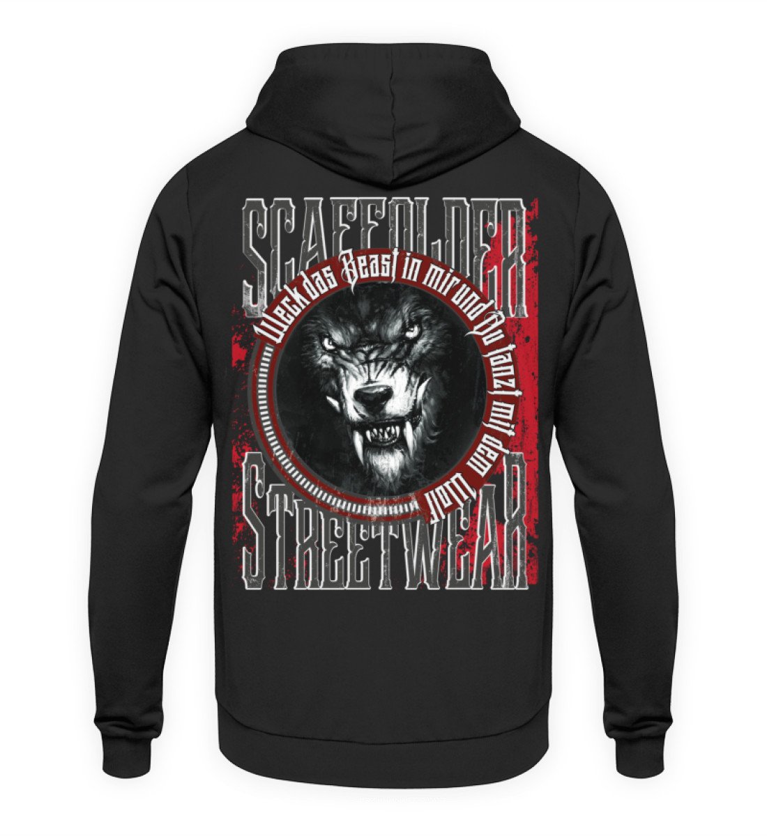 Gerüstbauer Hoodie / Wolf www.geruestbauershop.de