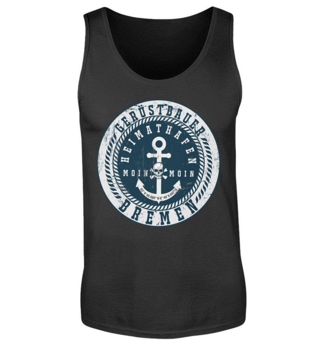 Gerüstbauer Tanktop Heimathafen Bremen www.geruestbauershop.de