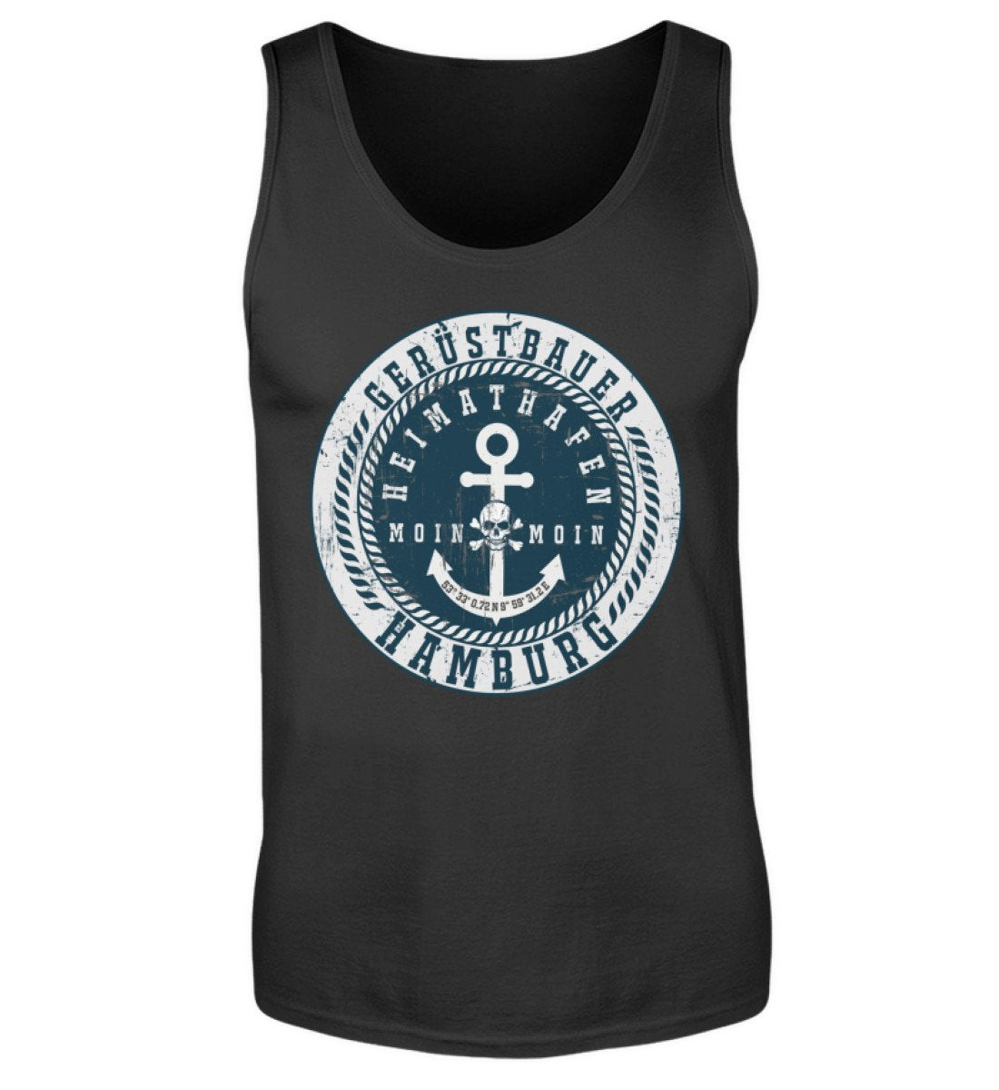 Gerüstbauer Tanktop Heimathafen Hamburg www.geruestbauershop.de