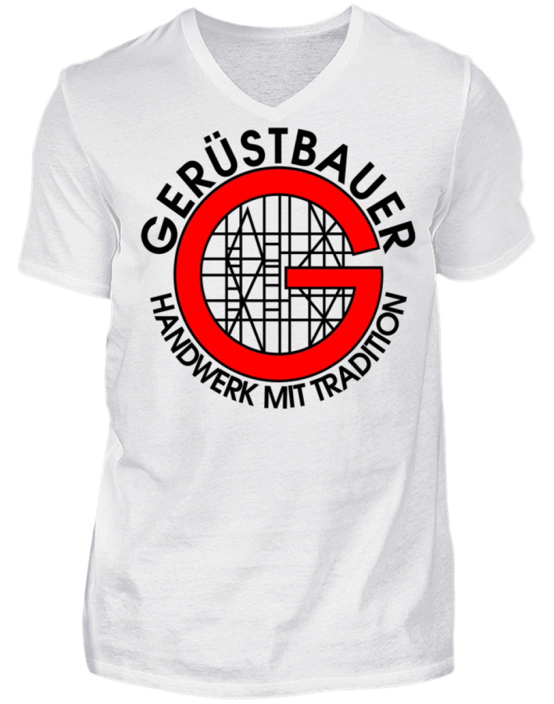 Gerüstbauer / Handwerk mit Tradition - Herren V-Neck Shirt €21.95 Gerüstbauer - Shop >>