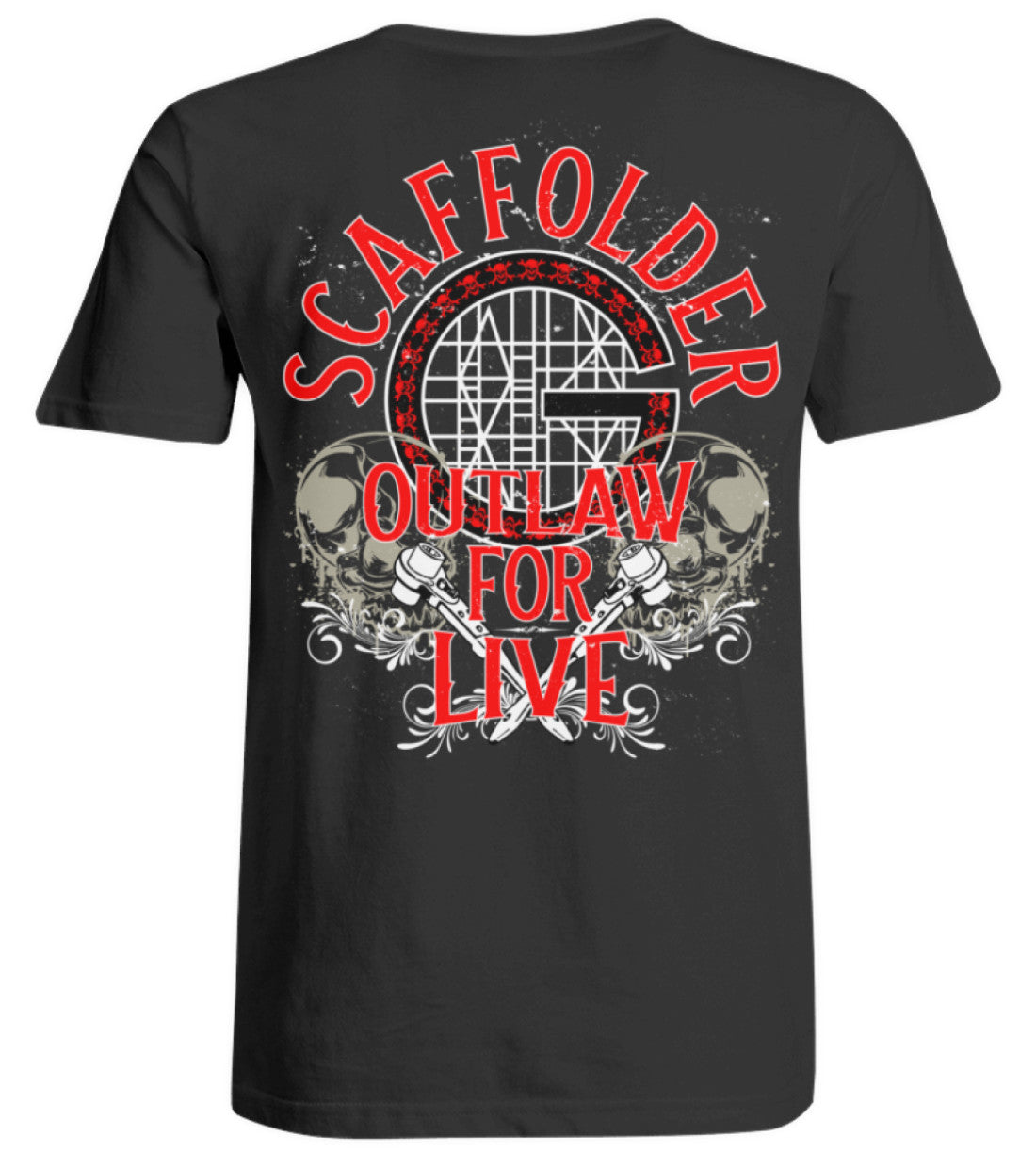 Scaffolder / Outlaw for Live - Übergrößenshirt €29.95 Gerüstbauer - Shop >>