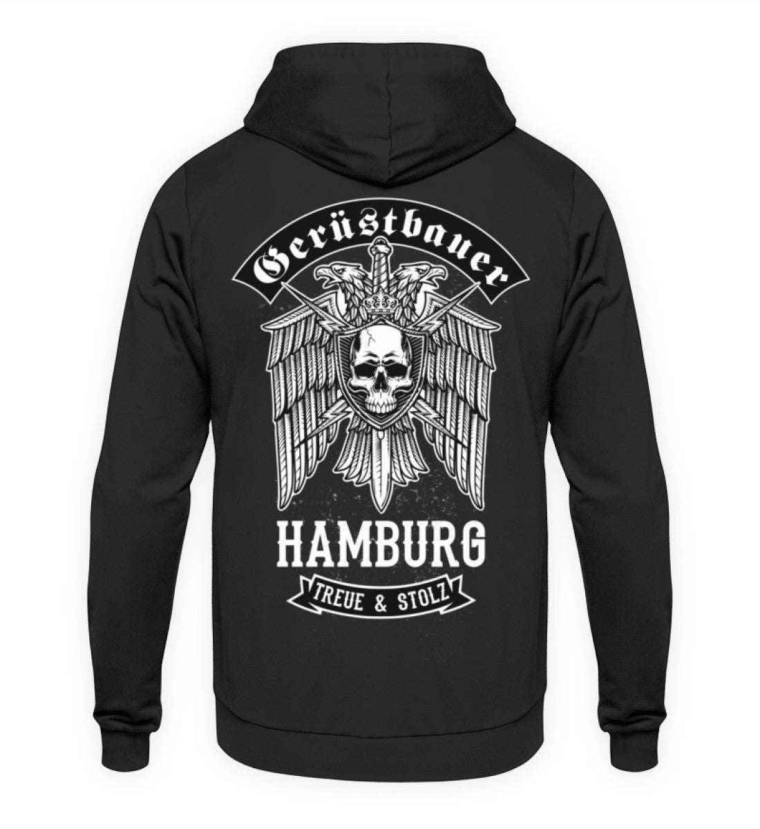 Gerüstbauer Hamburg - Unisex Kapuzenpullover Hoodie €34.95 Gerüstbauer - Shop >>