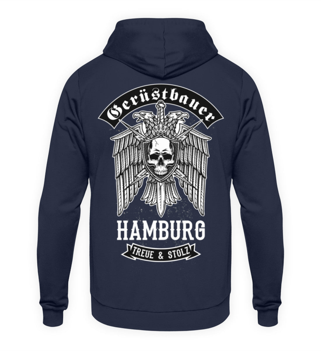 Gerüstbauer Hamburg - Unisex Kapuzenpullover Hoodie €34.95 Gerüstbauer - Shop >>