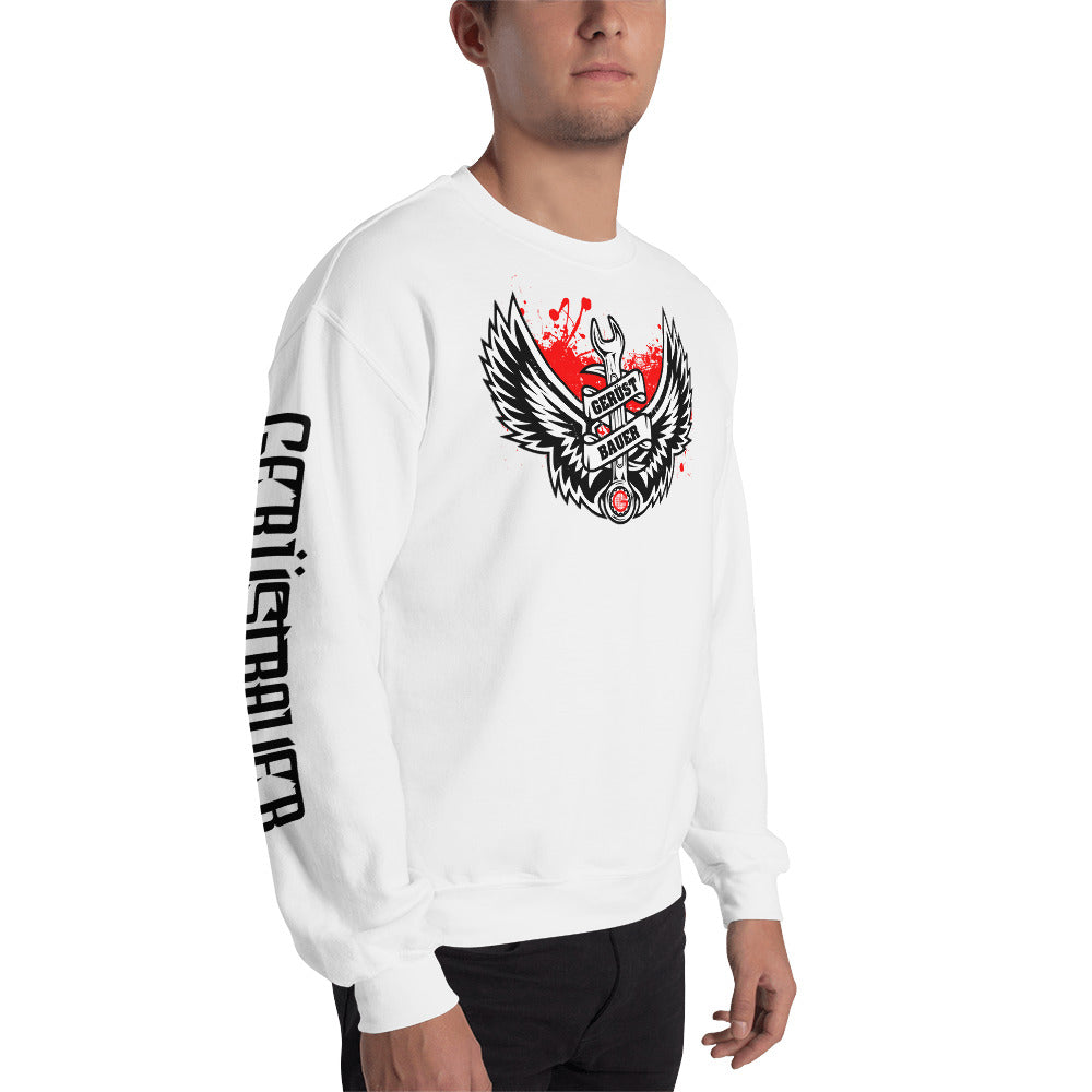 Gerüstbauer Flügel white Unisex-Sweatshirt €44.95 Gerüstbauer - Shop >>