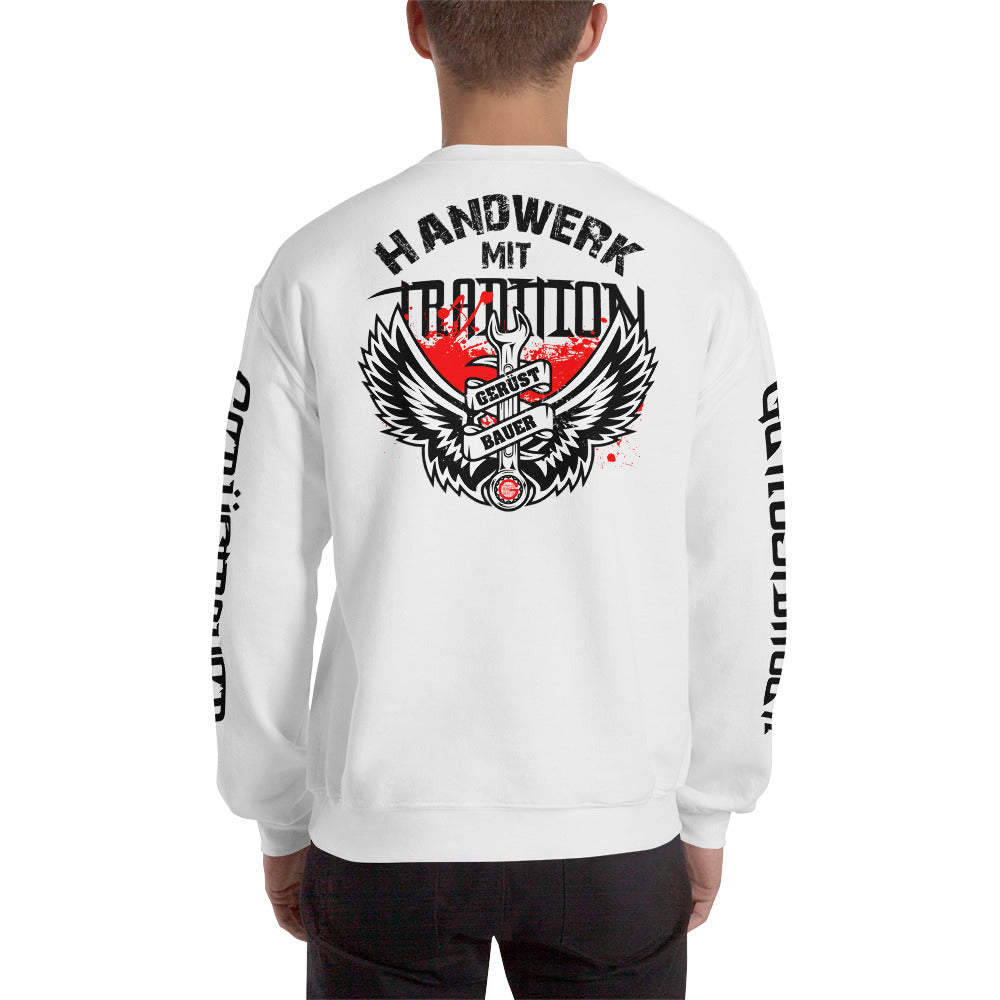Gerüstbauer Flügel white Unisex-Sweatshirt €44.95 Gerüstbauer - Shop >>