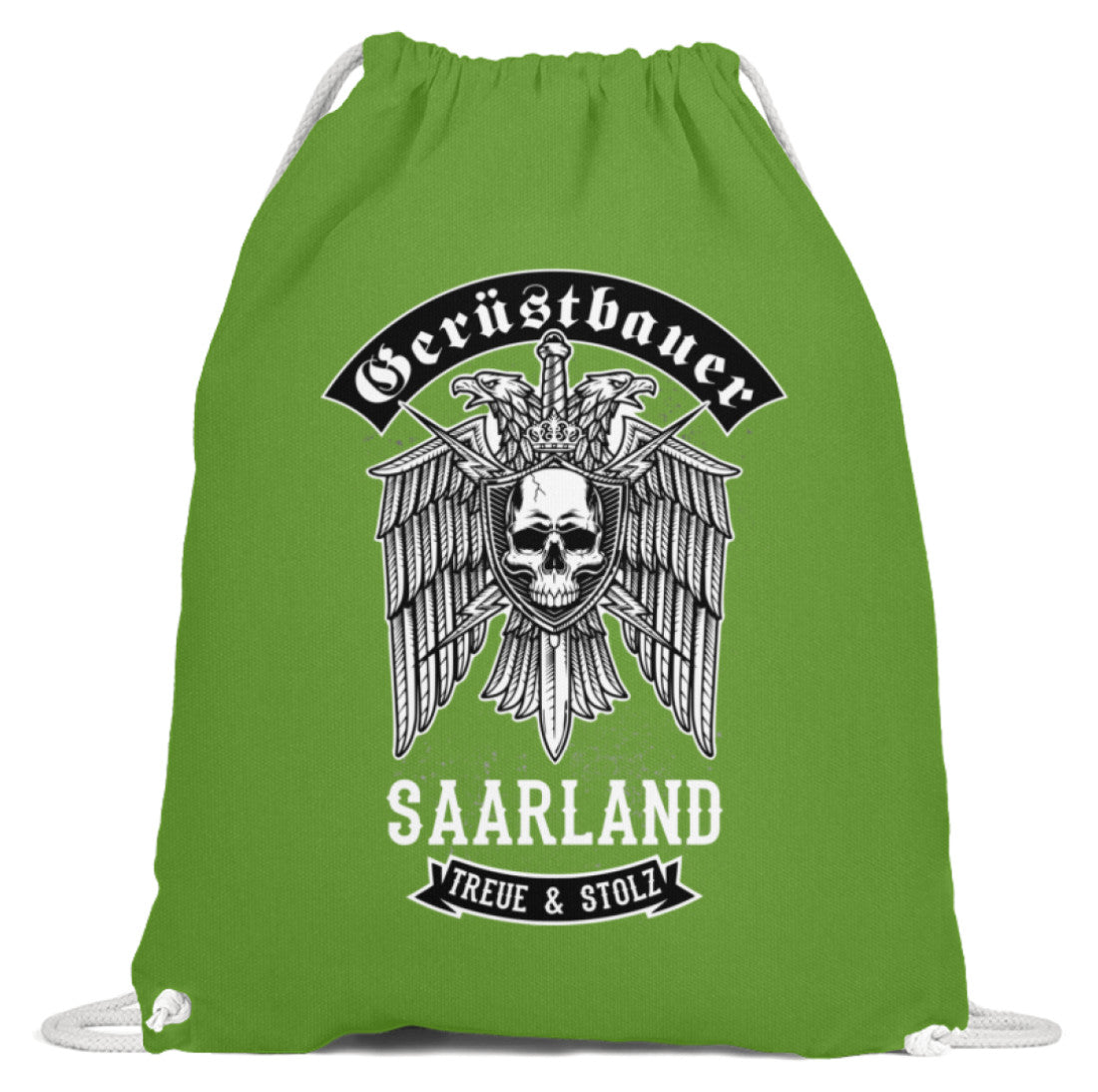 Gerüstbauer Saarland - Baumwoll Gymsac €19.95 Gerüstbauer - Shop >>
