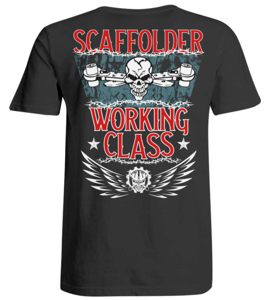 Scaffolder/Working/Class  - Übergrößenshirt €24.95 Gerüstbauer - Shop >>