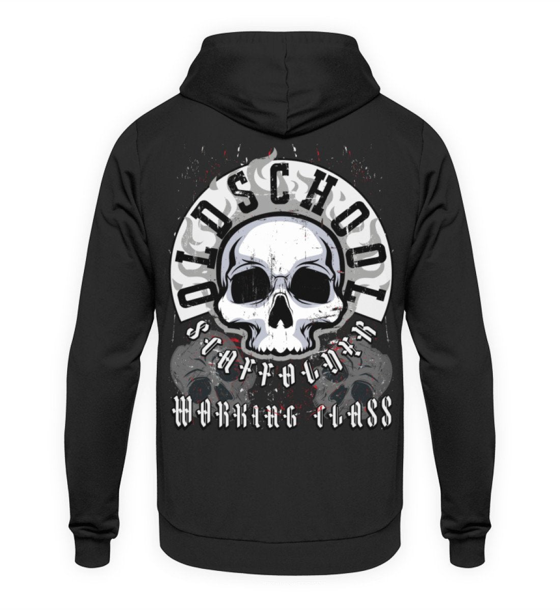 Oldschool Scaffolder Gerüstbauer Hoodie www.geruestbauershop.de