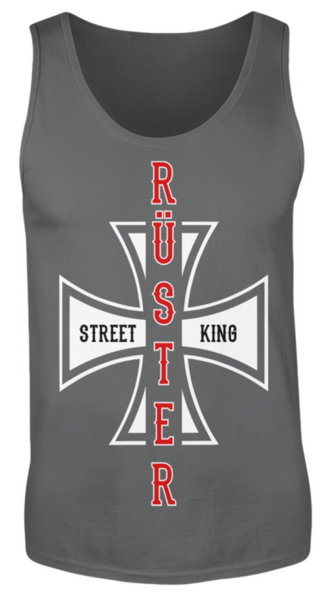 Rüster Street King !!! - Herren Tanktop €19.95 Gerüstbauer - Shop >>
