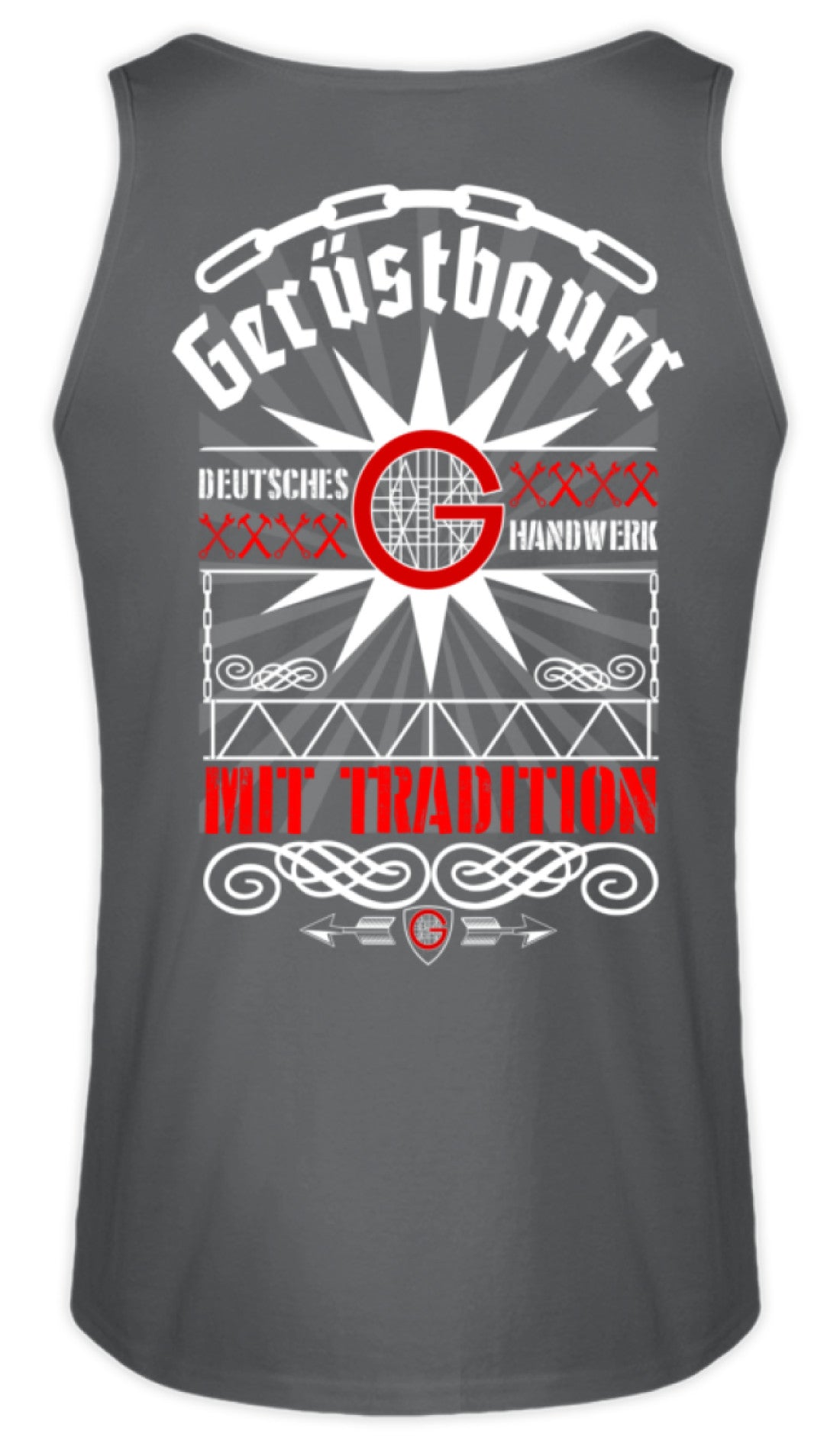Gerüstbauer Handwerk mit Tradition - Herren Tanktop €19.95 Gerüstbauer - Shop >>