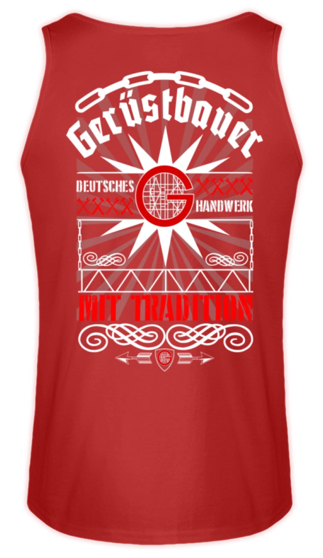 Gerüstbauer Handwerk mit Tradition - Herren Tanktop €19.95 Gerüstbauer - Shop >>