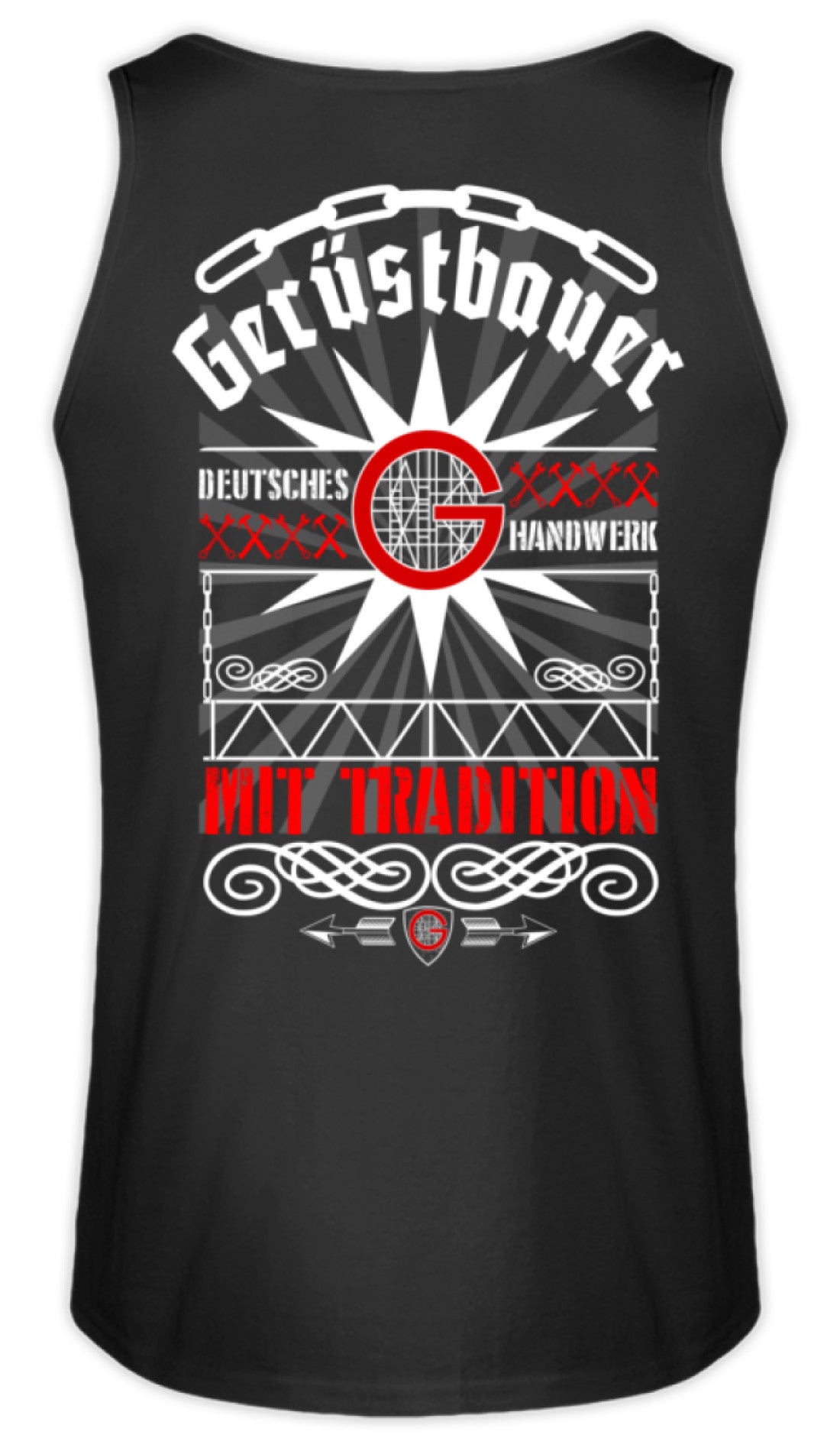Gerüstbauer Handwerk mit Tradition - Herren Tanktop €19.95 Gerüstbauer - Shop >>