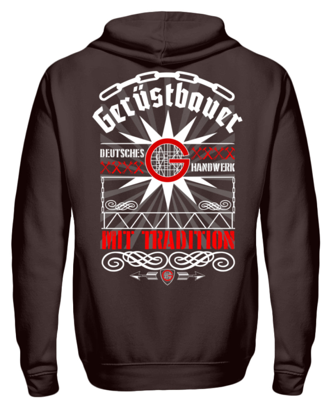 Gerüstbauer Handwerk mit Tradition - Unisex Kapuzenpullover Hoodie €34.95 Gerüstbauer - Shop >>