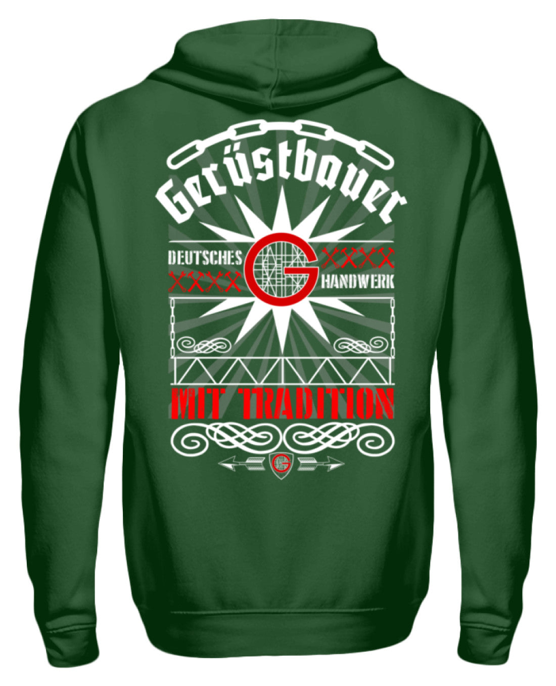 Gerüstbauer Handwerk mit Tradition - Unisex Kapuzenpullover Hoodie €34.95 Gerüstbauer - Shop >>