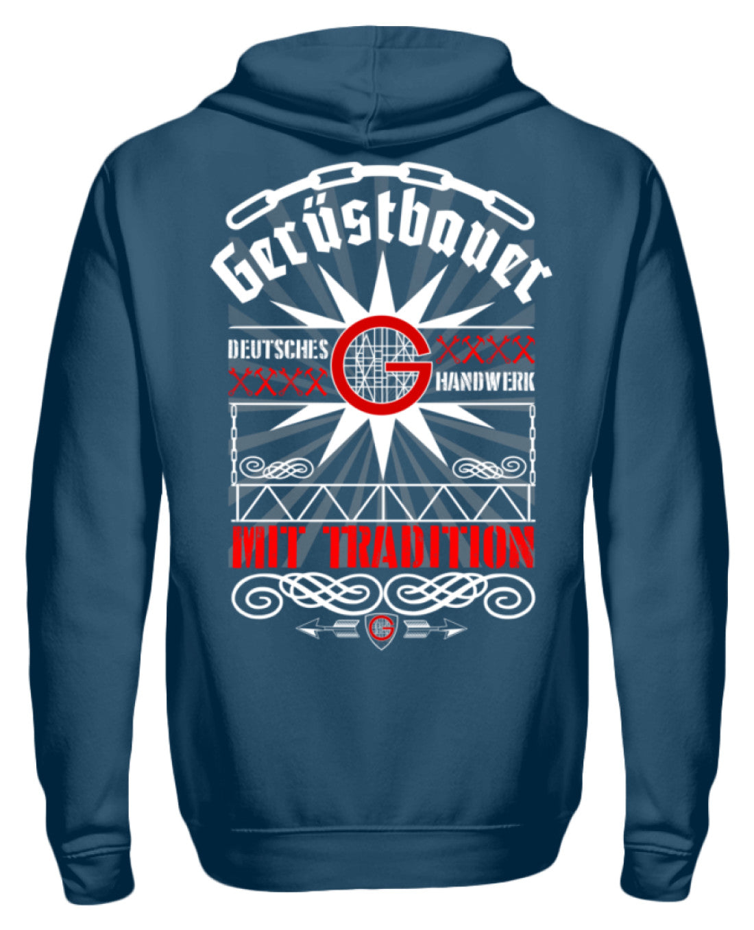 Gerüstbauer Handwerk mit Tradition - Unisex Kapuzenpullover Hoodie €34.95 Gerüstbauer - Shop >>