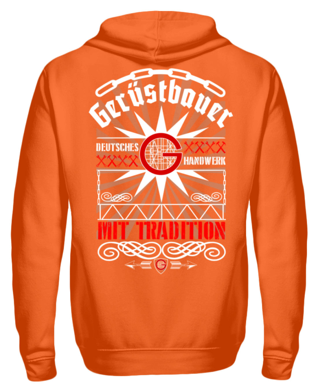 Gerüstbauer Handwerk mit Tradition - Unisex Kapuzenpullover Hoodie €34.95 Gerüstbauer - Shop >>