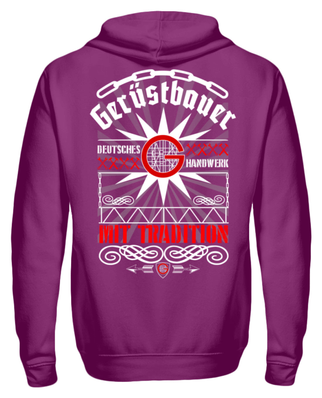 Gerüstbauer Handwerk mit Tradition - Unisex Kapuzenpullover Hoodie €34.95 Gerüstbauer - Shop >>