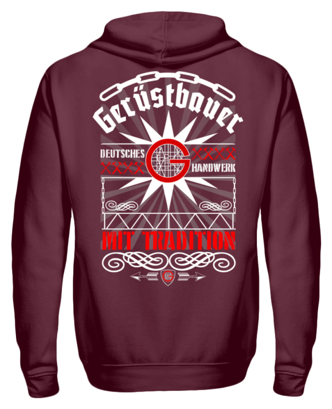 Gerüstbauer Handwerk mit Tradition - Unisex Kapuzenpullover Hoodie €34.95 Gerüstbauer - Shop >>
