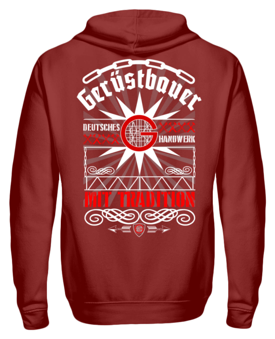 Gerüstbauer Handwerk mit Tradition - Unisex Kapuzenpullover Hoodie €34.95 Gerüstbauer - Shop >>