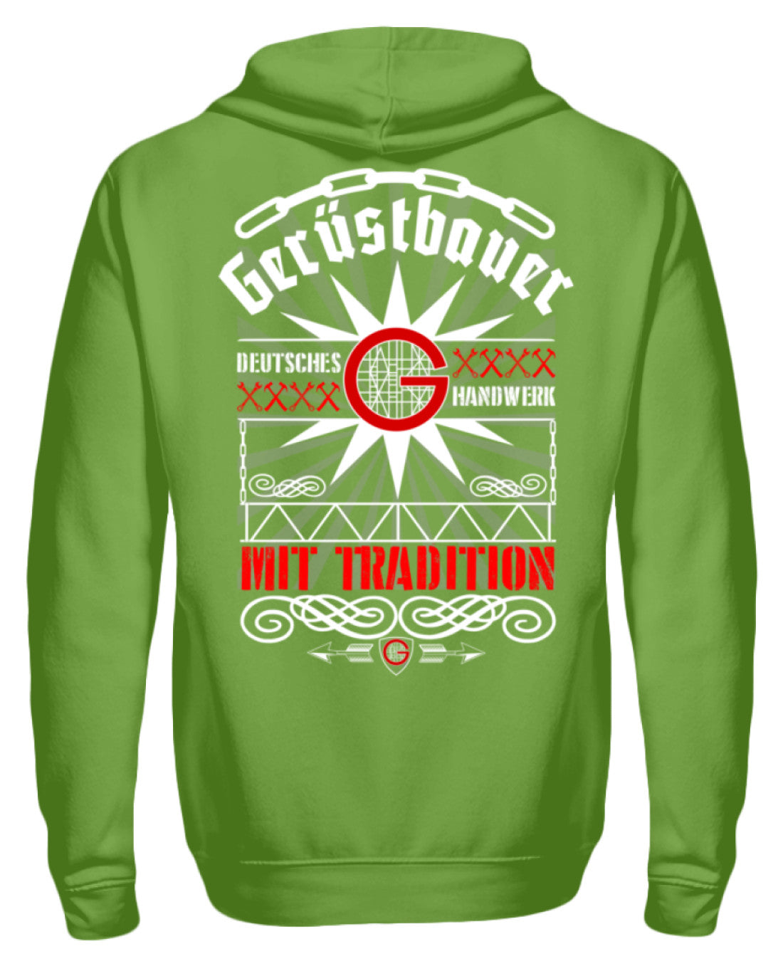 Gerüstbauer Handwerk mit Tradition - Unisex Kapuzenpullover Hoodie €34.95 Gerüstbauer - Shop >>